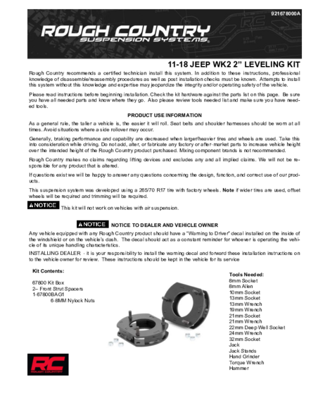 Installation Manual